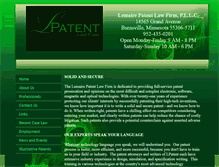 Tablet Screenshot of lpatent.com